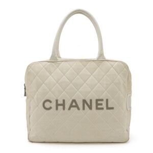 🥳Chanel Cream Colored Sports Line Canvas Bag. Make offer!